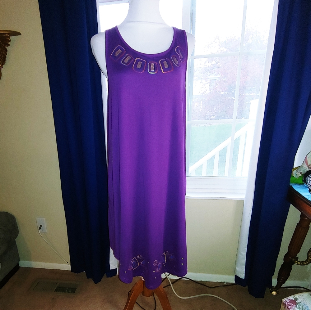 No brand women's XL purple dress